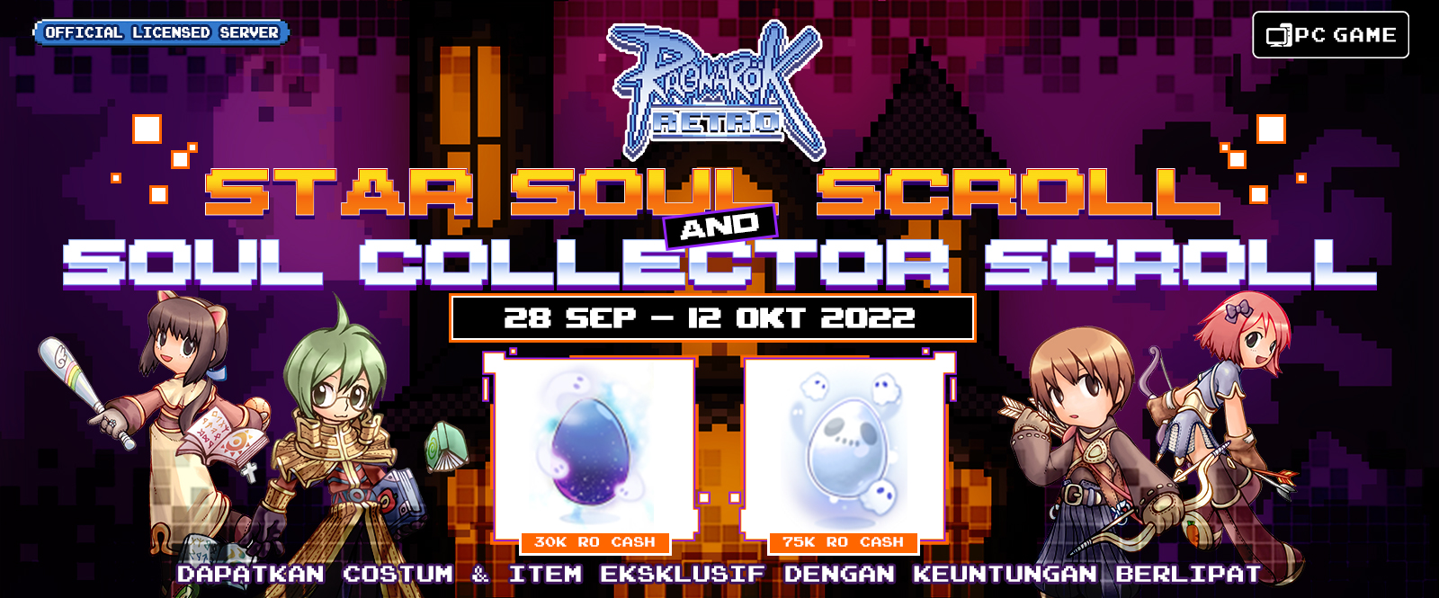 Ragnarok Retro Star Soul & Soul Collector Scroll